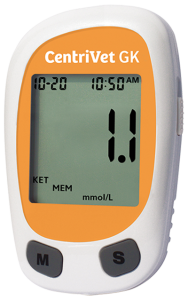 Medidor de glucosa y cetonas para animales - CentriVet GK
