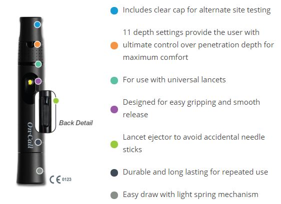 On Call Lancing Device Specifications