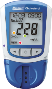 Mission Cholesterol Meter Product Specifications