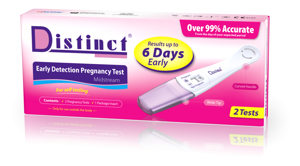 Distinct Early Detection Pregnancy Test